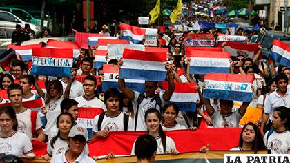 Estudiantes quieren que el ítem de educación alcance el 7% del Producto Interior Bruto