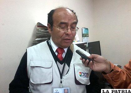 Ademar Cucho Camacho, Director Departamental del Sereci