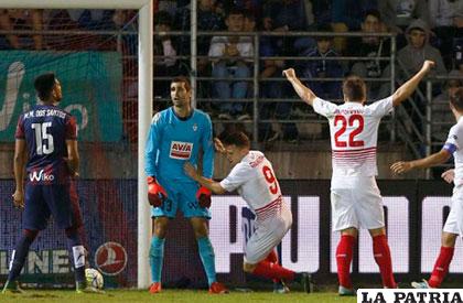 Eibar rescató un punto de local ante el Sevilla 1-1
