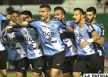 Joao Paulo Sales, en el minuto 90, anotó el gol del triunfo de Blooming /APG