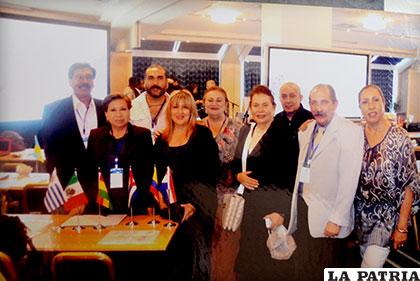 El encuentro internacional al cual asistió y se 
