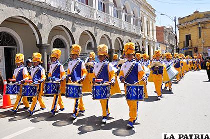 Banda del colegio Antonio José de Sainz tuvo una excelente presentación a nivel nacional