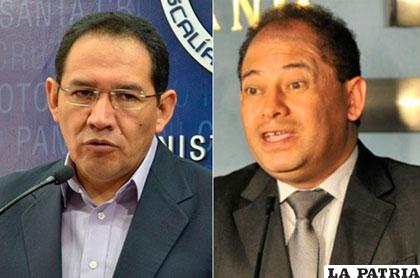 El fiscal Ramiro Guerrero (Izq.) y el ministro Carlos Romero (Der.) /ANF