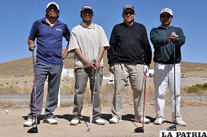 Alex Choque, Rolando Ramírez, Vladimir Carvallo y Antonio Beltrán