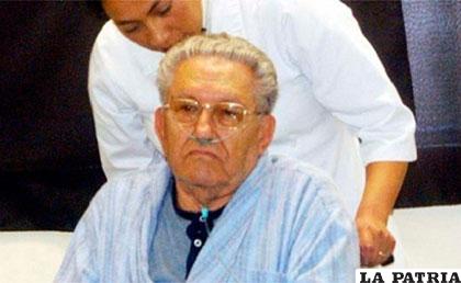 El ex dictador Luis García Meza pasó algo más de 200 días en un hospital /correodelsur.com
