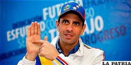 Henrique Capriles, dirigente opositor venezolano /eltiempo.digital