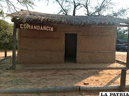 La comandancia utilizada por el Ejército boliviano
