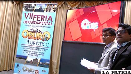 Conferencia de prensa sobre la Feria de Turismo