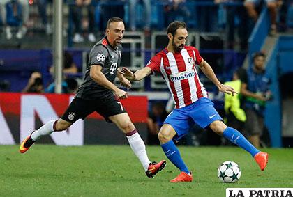 Atlético de Madrid hizo valer su condición de local 1-0 ante Bayern