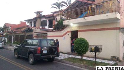 La casa donde estuvo secuestrado el ecuatoriano