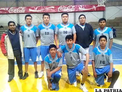 El plantel de Bolívar, que ganó a La Salle en el baloncesto de Ascenso
