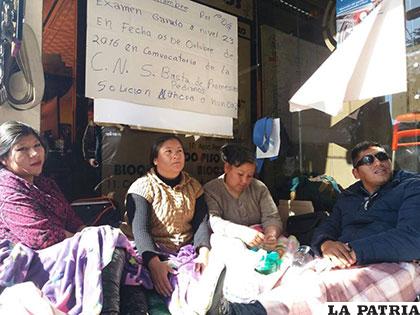 Ayer se cumplió segundo día de huelga de hambre de los trabajadores de la CNS