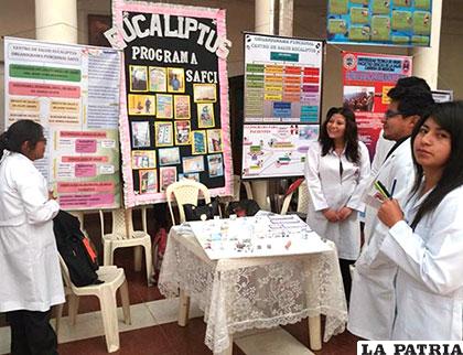 Estudiantes expusieron el trabajo que cada municipio hace en temas de salud