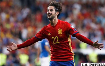 Isco Alarcón, autor de dos goles para la victoria de España