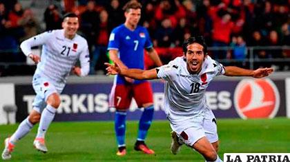 Albania superó 2-0 a Liechtenstein y marcha por buen camino