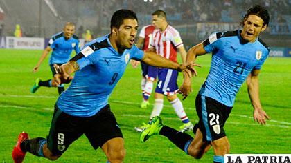 Uruguay venció en Montevideo en la ida 4-0 el 6 de septiembre de 2016