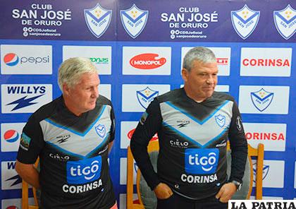 Denis Pilet junto a Néstor Clausen