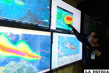 Explican sobre recorrido del huracán Irma /EFE