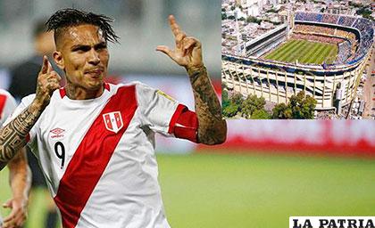 Paolo Guerrero. Los peruanos no quieren jugar en la Bombonera