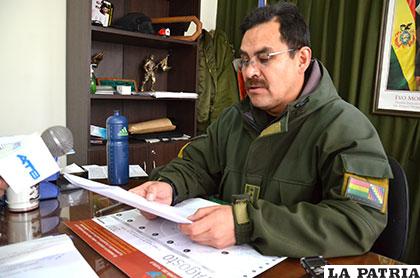La información fue brindada por el director de la Felcc, coronel Fernando Pérez
