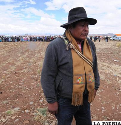 El supuesto dirigente de Ponchos Rojos desaparecido /APG