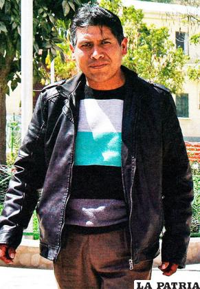 Agustín Mamani, periodista que fue detenido /ANF