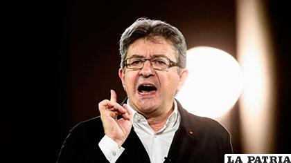 Jean-Luc Mélenchon, líder de la izquierda radical francesa