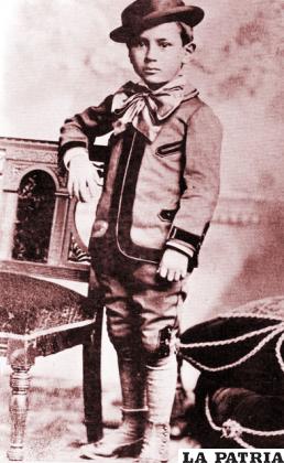 Franz Tamayo Solares, cuando niño