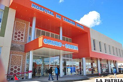 Hospital Oruro Corea aun no alcanzó un funcionamiento al 100% /Archivo