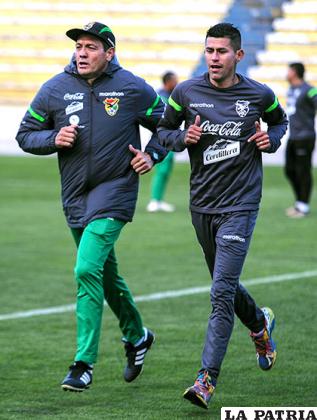 Soria junto a Arce /APG