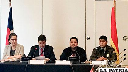 El viceministro de Sustancias Controladas, Felipe Cáceres se reunió con autoridades de Chile /Viceministerio de Sustancias Controladas