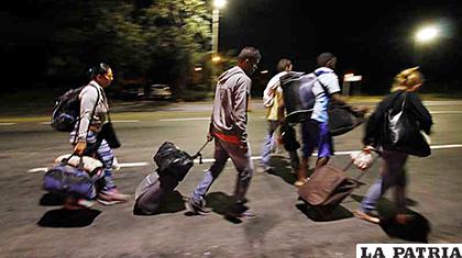 La Cruz Roja está constatando un elevado número de personas migrando de un país a otro con 