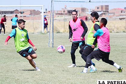 Durante el entrenamiento de los 