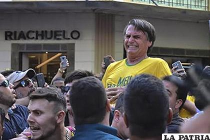 El candidato a la Presidencia de Brasil, Jair Bolsonaro /noticiasuy.com