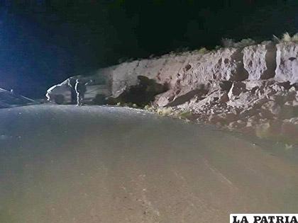 El lugar donde ocurrió el accidente / LA PATRIA