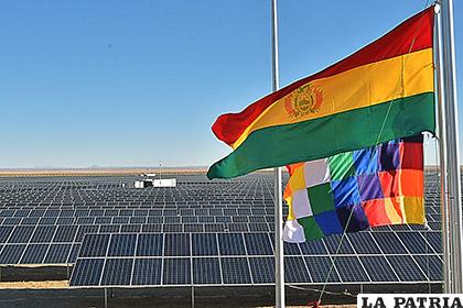 Este sábado fue inaugurada la Planta Solar Fotovoltaica, la más grande del país, con una capacidad de 60 MW/ abi.bo