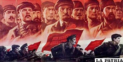 Un cartel propagandístico de la revolución bolchevique /ECESTATICOS.COM