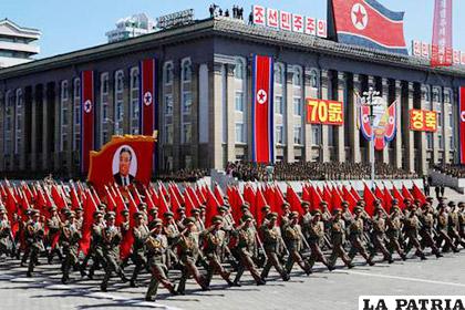 Desfile militar este domingo en Pyongyang /heraldo.es
