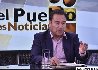 El ministro de Salud, Rodolfo Recabado se refirió al conflicto que se vine en la actualidad/ cambio.bo