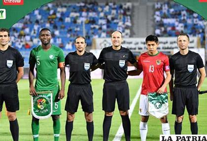 Diego Wayar fue capitán de la selección en el amistoso ante Arabia Saudita /cortesía FBF