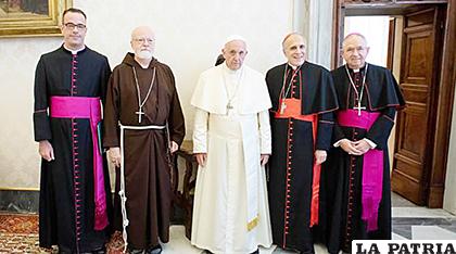 El papa Francisco recibe al clero de EEUU /Los Tiempos