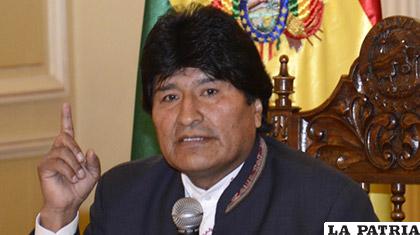 Evo Morales, en plena polémica con autoridades chilenas