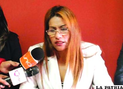 La jueza Patricia Pacajes niega ser la protagonista del audio /Bolivia.net
