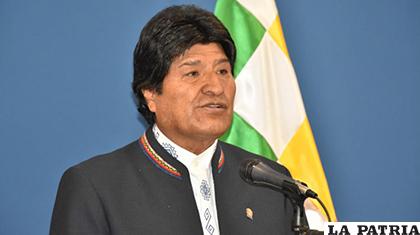 El Presidente Evo Morales espera ansioso el resultado de La Haya /ABI