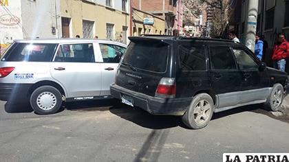 La colisión de los dos motorizados se registró en las calles Aroma y Pagador/ LA PATRIA