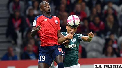 La acción del cotejo en el cual Lille superó a Nantes 2-1