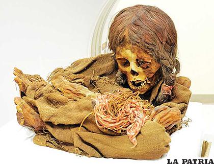 La momia inca tiene un ajuar funerario /opinion.com.bo