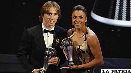 Luka Modric y Marta nominados como los mejores futbolistas del planeta