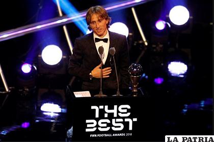 Luka Modric reconocido por la FIFA como el mejor jugador del año /as.com