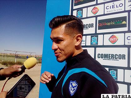 Víctor Hugo Melgar, futbolista de San José (tiene cuatro amarillas) /Ovidio Cayoja - LA PATRIA